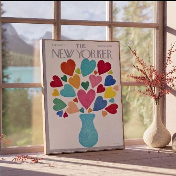 Vintage New Yorker Valentine’s Print - Picture 2 of 6